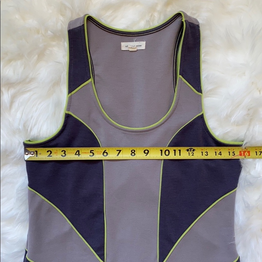 UO Silence + Noise Gray Colorblock Bodycon Dress - Picture 6 of 8